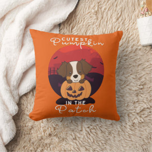 Coussin Australian Shepherd meilleur citrouille dans le pa