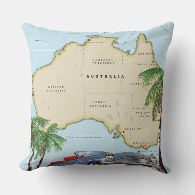 Coussin Australie (Recto)