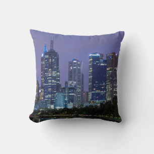 Coussin Australie, Victoria, Melbourne, ligne d'horizon le
