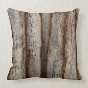 COUSSIN AUTHENTIQUE DE FOURRURE DE CHINCHILLA