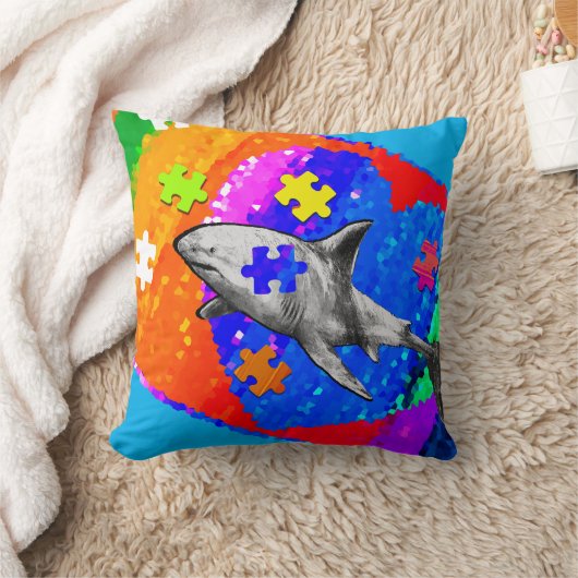 Coussin Autism Shark (Couverture)