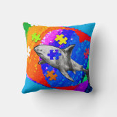 Coussin Autism Shark (Verso)