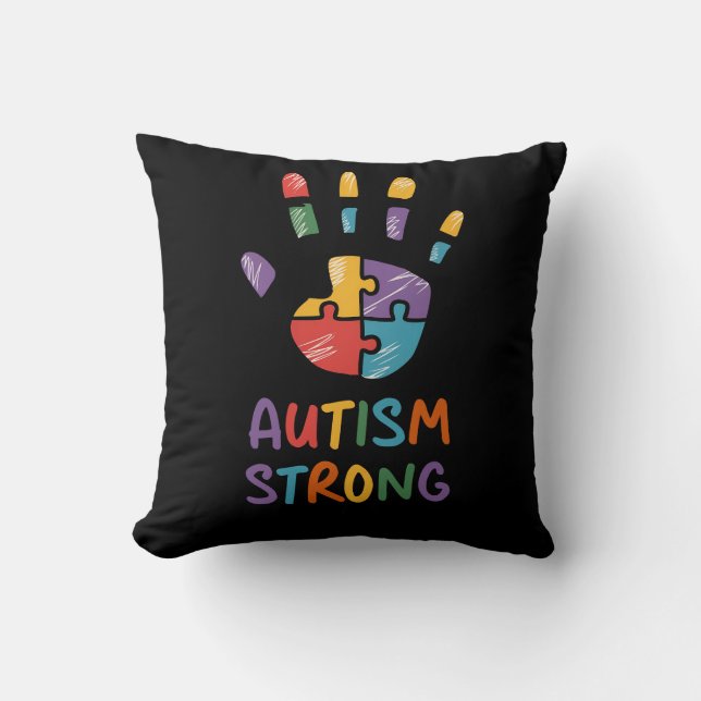 Coussin Autism Strong (Recto)