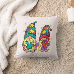 Coussin Autisme couple Gnome
