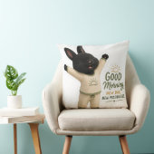 Coussin Autocollant de lapin étiré du matin (Chaise)