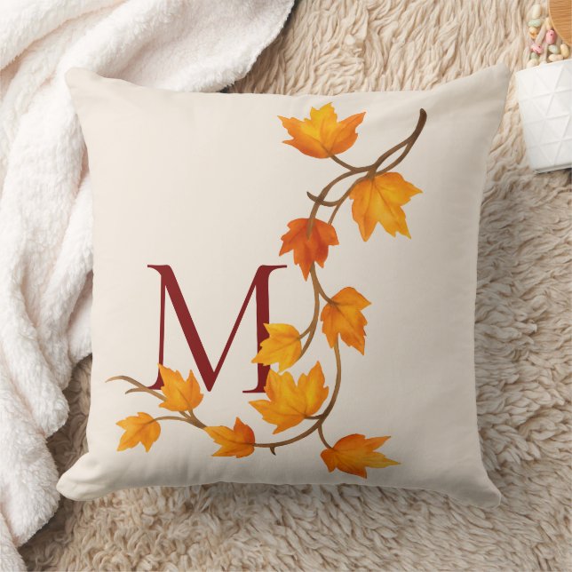 Coussin Automne Automne Branche des Feuilles de l'érable (Couverture)