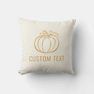 Coussin Automne Automne Citrouille Thanksgiving design