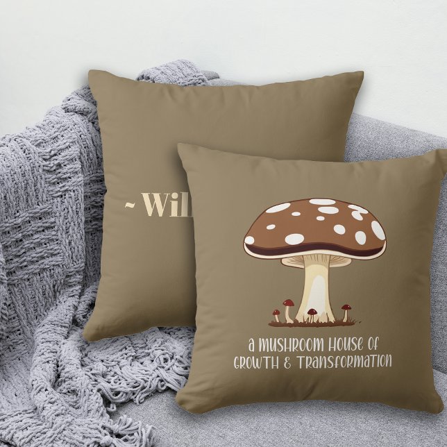 Coussin Automne Esthétique Champignons Inspiré Des Vibes P (Créateur téléchargé)