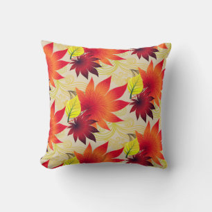 Coussin Automne Feuilles d'automne Jeu d'oreiller