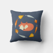 Coussin Automne Wreath Baby Red Fox (Verso)