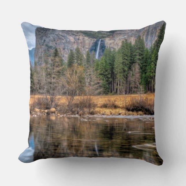 Coussin Automnes pittoresques de Yosemite (Recto)