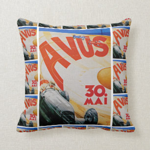 Coussin Automobile d'Avus emballant l'affiche