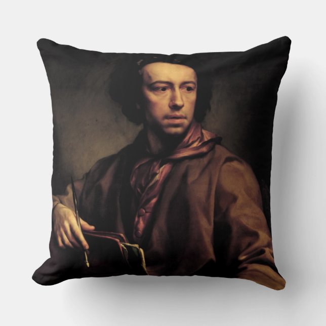 Coussin Autoportrait, 1773 (huile sur le panneau) (Recto)