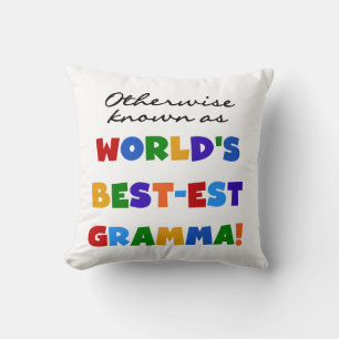 Coussin Autrement connu comme les meilleurs cadeaux de gra