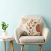 Coussin Autumn Botanical Leaves Decorative Pillow (Chaise)