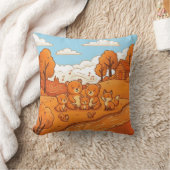 Coussin Autumn Forest Animals (Couverture)