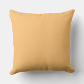 Coussin Autumn Leaves and Pumpkins with Pastel Yellow Back (Verso)