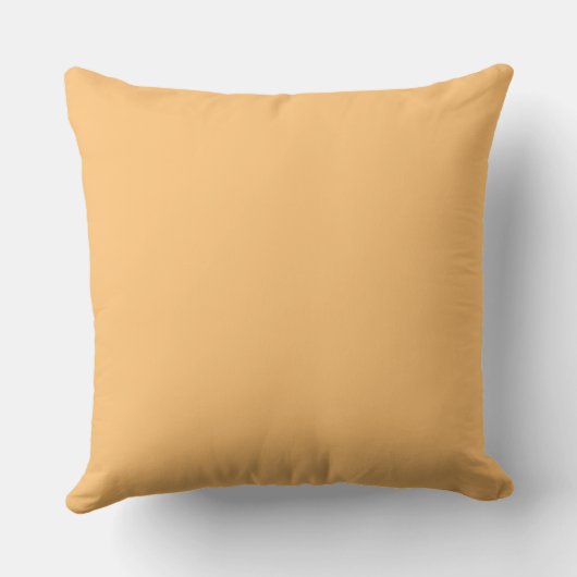 Coussin Autumn Leaves and Pumpkins with Pastel Yellow Back (Verso)