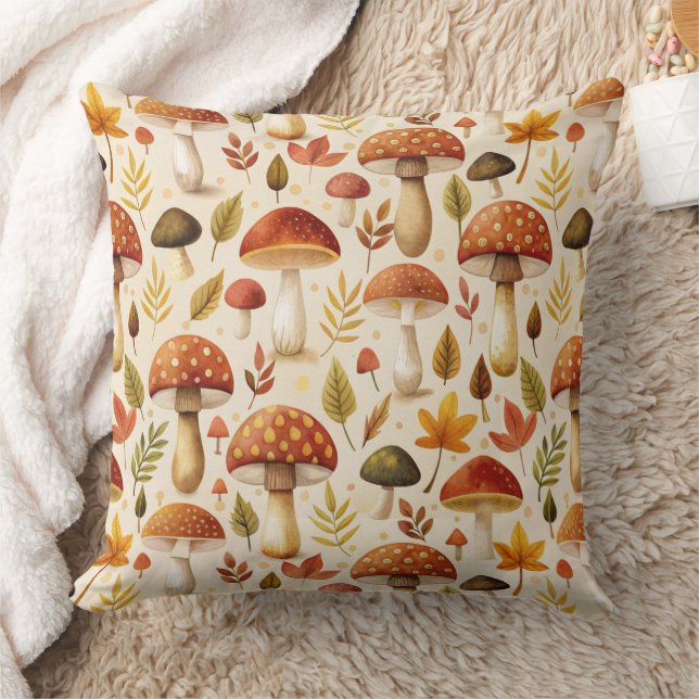 Coussin Autumn Mushrooms (Couverture)