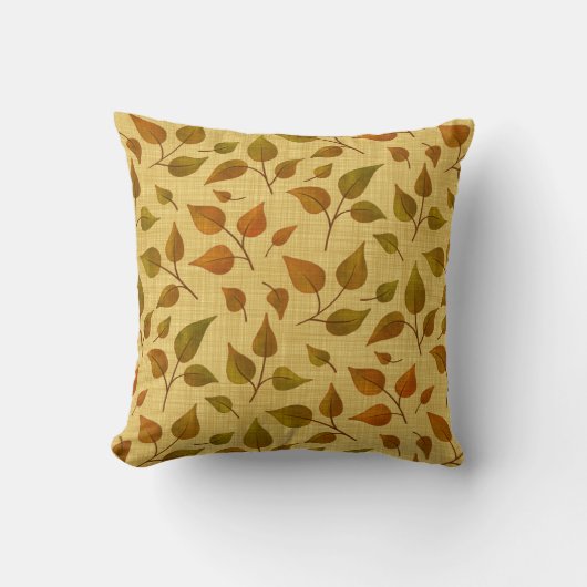 Coussin Aux Feuilles D'automne (Recto)