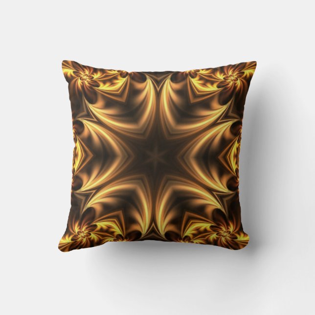 Coussin Avant-Garde ~ Gold Russet Noir 053 ~ (Verso)