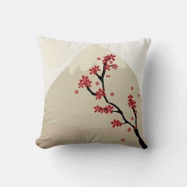 Coussin avec art japonais (Recto)