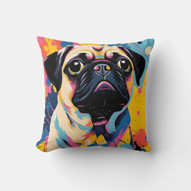 Coussin avec carlin (Recto)