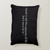 coussin avec design lion et une citation (Dos(Vertical))