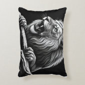 coussin avec design lion et une citation (Devant(Vertical))