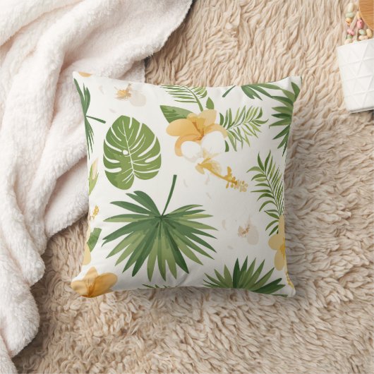 coussin avec éléments tropicaux (Couverture)