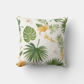 coussin avec éléments tropicaux (Recto)