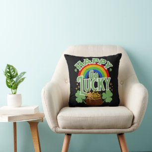 Coussin Avec la Chance pour Seule Compagnie