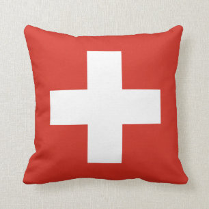 Coussin avec le drapeau de la Suisse