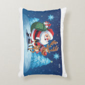 coussin avec le Père Noël et le renne (Devant(Vertical))