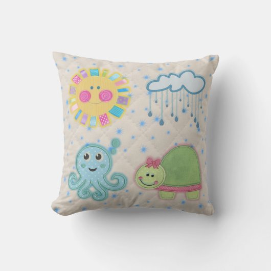 Coussin avec les motivations des enfants (Recto)