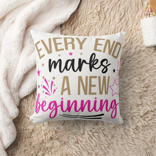 Coussin avec message Inspirant (Couverture)