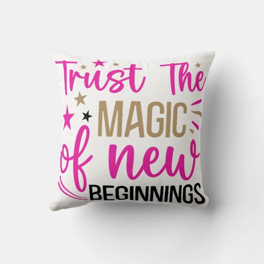 Coussin avec message Inspirant (Verso)
