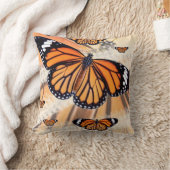 Coussin avec Monarch papillon design (Couverture)