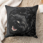 Coussin avec portrait de chien Cockapoo noir Cadea (Couverture)