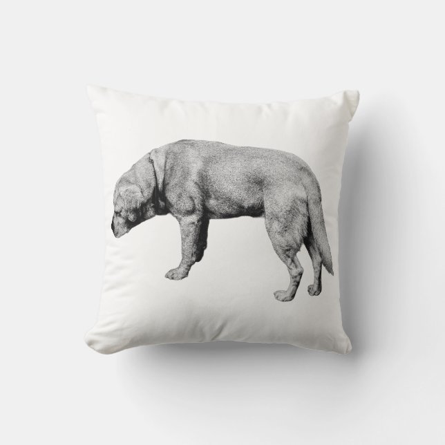 Coussin Avec un coeur de travail (Recto)