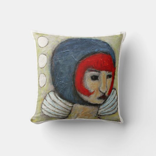 Coussin avec un motif d'image d'Elke Scheu (Recto)