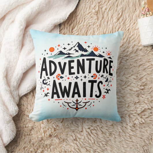 Coussin Aventure Attend (Couverture)