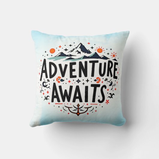 Coussin Aventure Attend (Verso)
