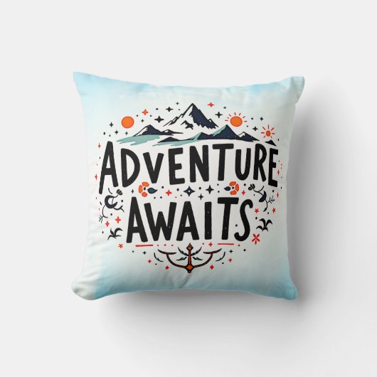 Coussin Aventure Attend (Recto)