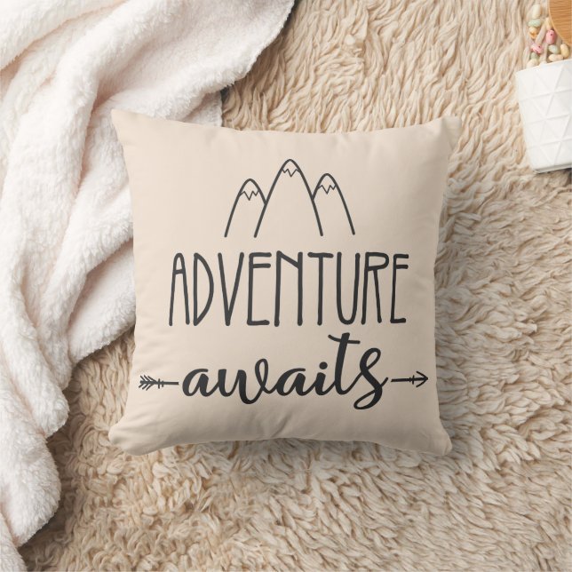 Coussin Aventure Attend (Couverture)