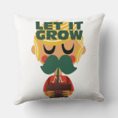 Coussin Aventure de croissance de moustache (Verso)