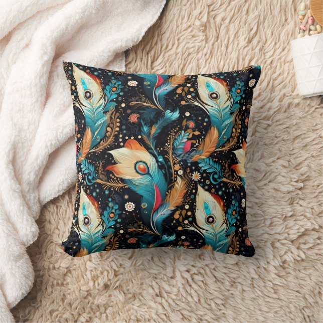 Coussin Aventure de fusée cosmique vibrante (Couverture)