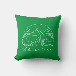 Coussin Aventure et Safari en Afrique
