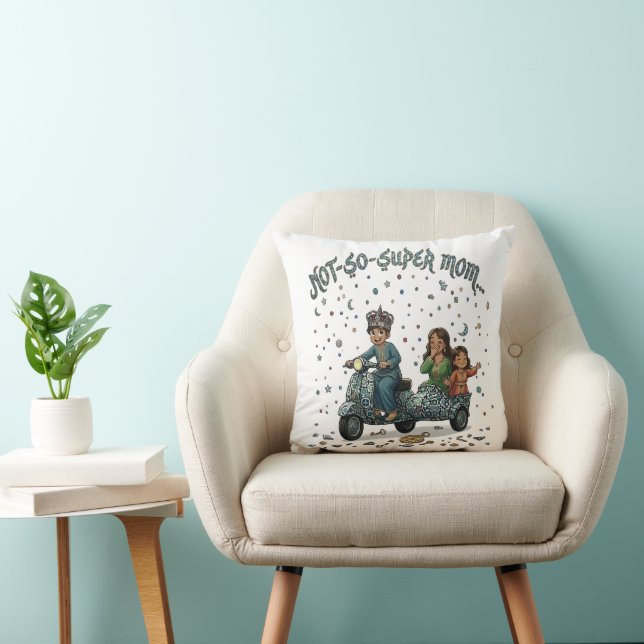 Coussin Aventure marocaine de maman pas si super  (Chaise)