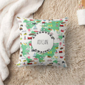 Coussin Aventure personnalisée attend les véhicules de la  (Couverture)